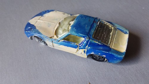 Matchbox Superfast dünne Räder Nr 33 Lamborghini Miura Made in England