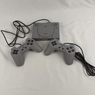 Sony PlayStation 1 PS1 Classic Mini PS1 SCPH-1000R Lot Cables Controllers TESTED