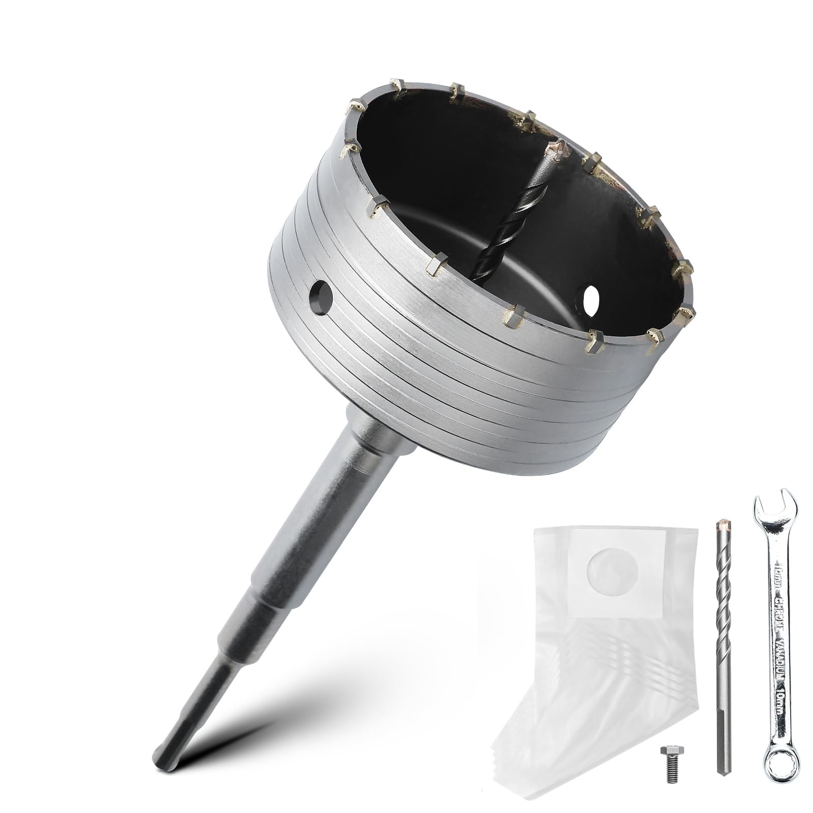 Set Fresa a Corona 125mm SDS Plus 220mm: Tradizione e Potenza