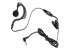 Pair Of Micro Earphones For Midland 1 Pin G5 Alan777 Ct510 Brondi