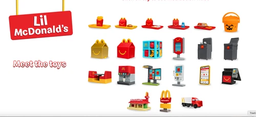 2025 McDONALD'S Lil Mcdonalds Minature Kids HAPPY MEAL TOYS Or Set