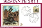 ITALY FDC FILAGRANO BOLOGNA FOUNTAIN NEPTUNE 1974 CANCELLATION MATERA B190