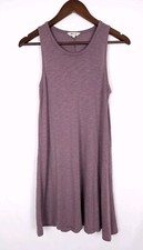 Madewell Mauve Purple Highpoint Knit Sleeveless Casual Dress - Size Small