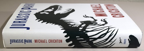 JURASSIC PARK by Michael Crichton - 1990 HC/DJ First Trade Edition - LIKE NEW - Picture 4 of 12