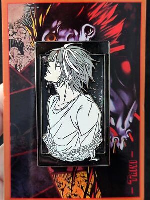 DEATH NOTE L SPカード ポイント4 DEATH NOTE L Lawliet Yagami Light Enamel 2.3