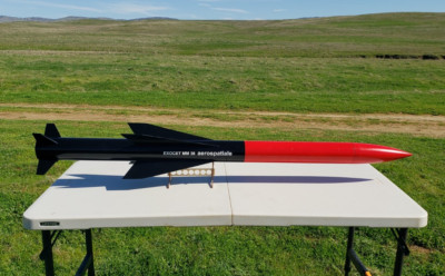 3 Inch Exocet Missile model rocket kit from Bad Boy Rocketry 3  dia. 29mm motor