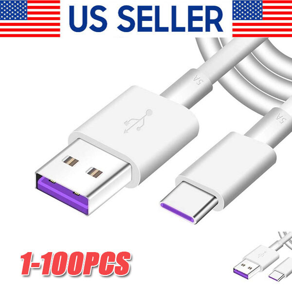 5A Fast Charging USB-A to USB-C Cable for Phones