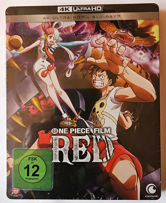 ONE PIECE FILM - RED - STEELBOOK - 4K ULTRA HD +BLURAY; NEU; OVP