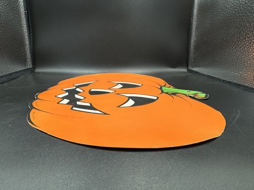RARE Vintage Beistle Co Jack-O-Lantern Halloween Die Cut Smiling With Teeth Jack - Bild 8 von 10