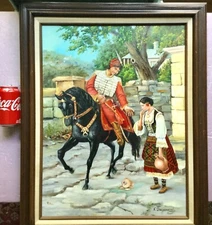 Stunning Poland - Polish Oil Painting by N. PACZKOWSKI 