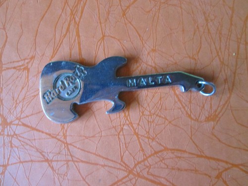 Guitar Keyring Hard Rock cafe Keychain Malta