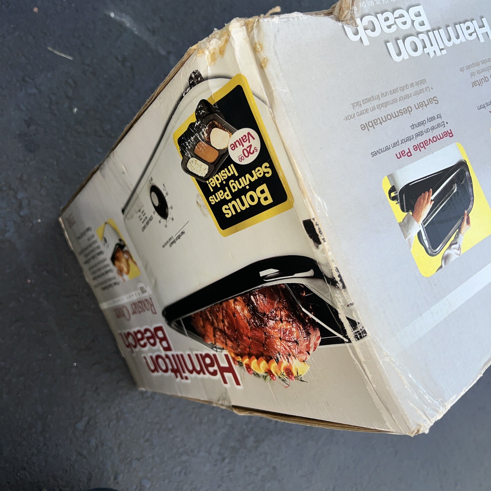 NEW Vintage Hamilton Beach 18 Quart Roaster Oven ExtraLarge 32182