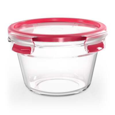 Emsa CLIP & CLOSE GLAS Aufbewahrungsbehälter Glasbehälter Frischhaltedose 0,9L