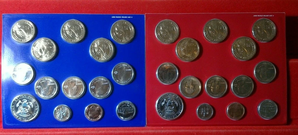 2012 U.S. Mint Set -  Philadelphia and Denver 28 Coins  - Image 2 of 2