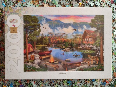 Puzzle - Mountain Lake - 2000 Teile, Step Puzzle (84041)