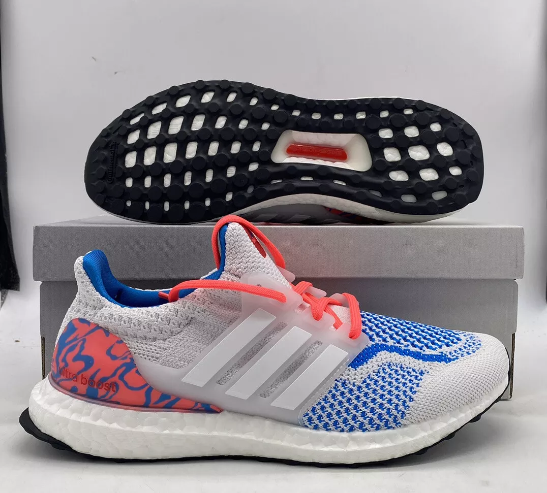 Adidas ultra boost mens top red white and blue