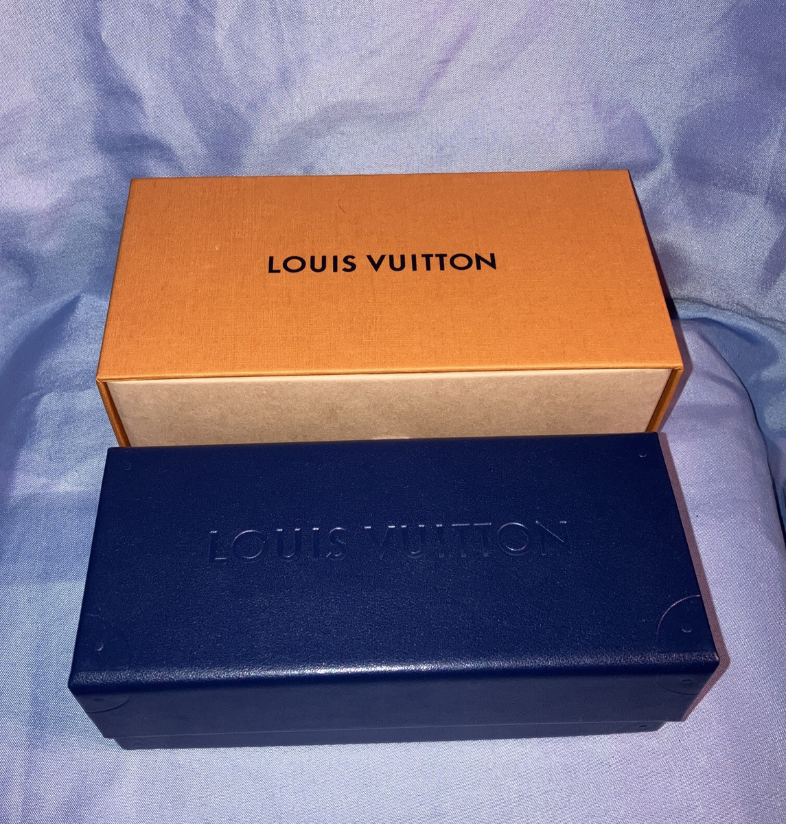 LOUIS VUITTON Navy Empty Box Sunglasses / glasses Case Magnetic Box m37031582804_1.jpg main image 3