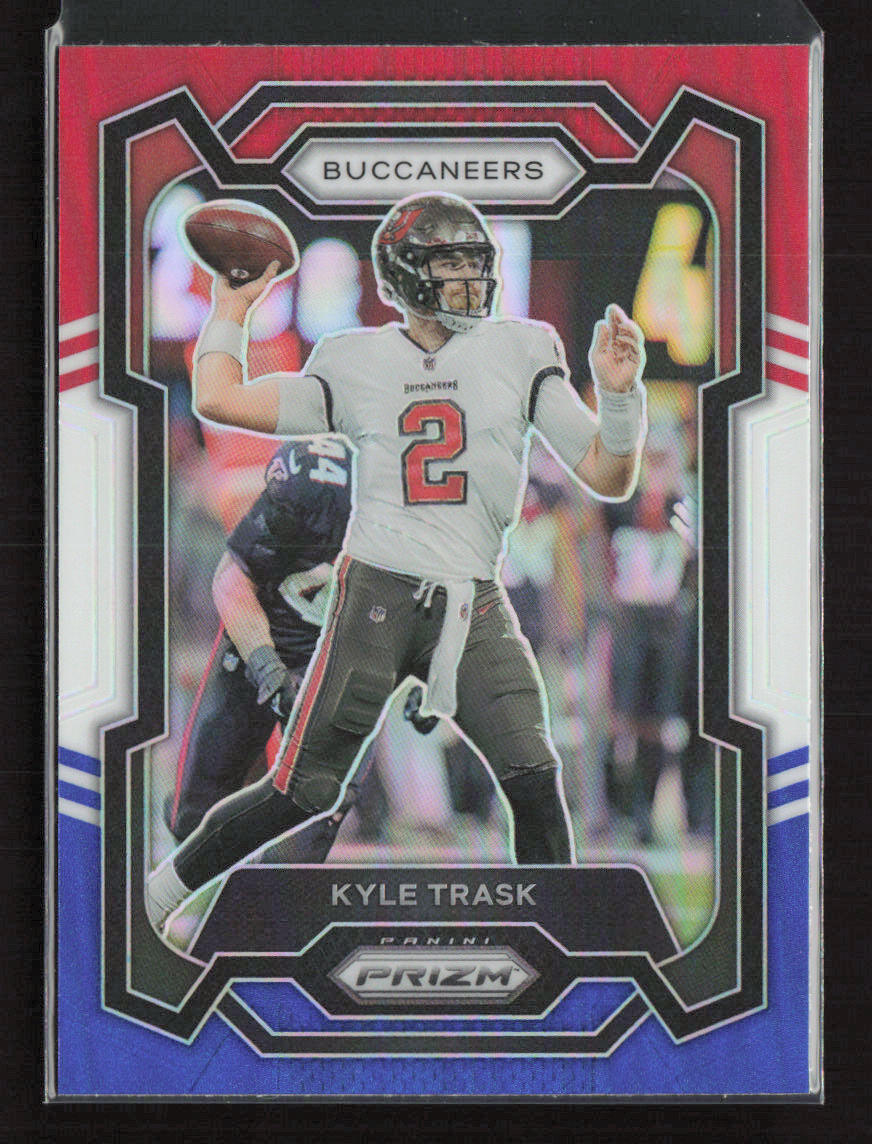 2023 Panini Prizm Red White and Blue #278 Kyle Trask Tampa Bay Buccaneers