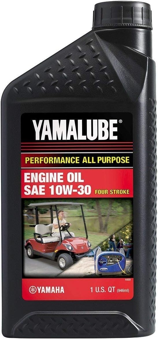 YAMAHA LUB-10W30-GG-12 Yamalube Golf Car and Generator Oil 10W-30 - Quart