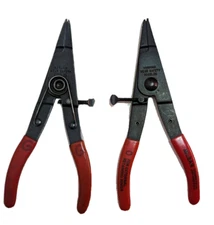 Lot of 2 Milbar Pliers External Retaining Rings 4R Adjustable USA Snap Ring Set