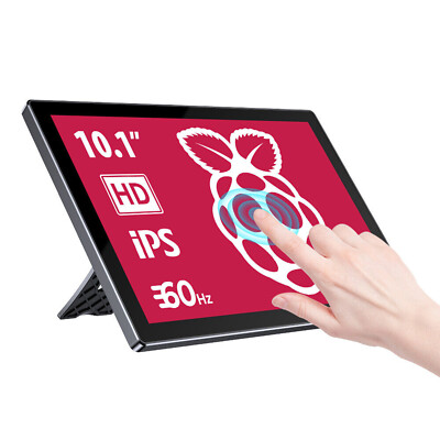 10,1 Zoll Tragbarer Monitore 1200P Touchscreen Raspberry Pi Case Extern Display
