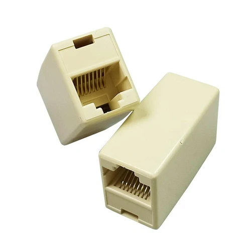 ACCOPPIATORE CAVO ETHERNET RJ 45 ADATTATORE LAN GIUNTO PLUG PROLUNGA CONNETTORE