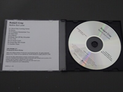 ROBERT CRAY - NOTHIN BUT LOVE / PROMO-ALBUM-CD 2012