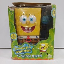 Spongebob CD karaoke with microphone singing machine RARE in box