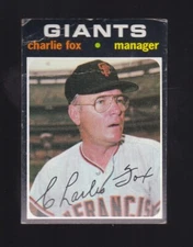 1971 Topps Charlie Fox #517 San Francisco Giants