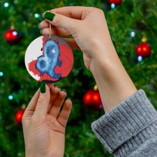 Zodiac: Leo Ceramic Ornament, 4 Shapes