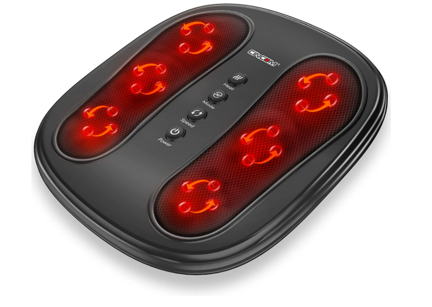 power legs vibration plate foot massager Amazon.com: Powerfit Power Legs Electric Foot Massager Machine with Heat -  Heated Foot Massager for Neuropathy Pain Circulation main image 0