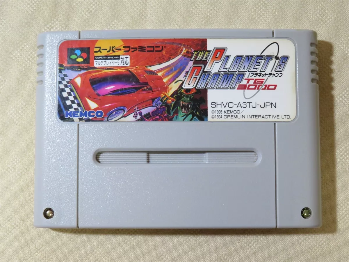 Planet's champ Super Famicom TG 3000 SNES SFC Nintendo racing game Japan planet