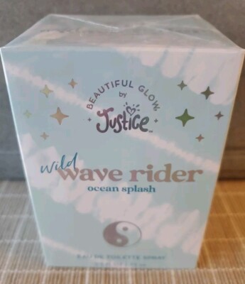 Beautiful Glow by Justice, Wild Wave Rider Ocean Splash Scents 2.5 Oz New Sealed