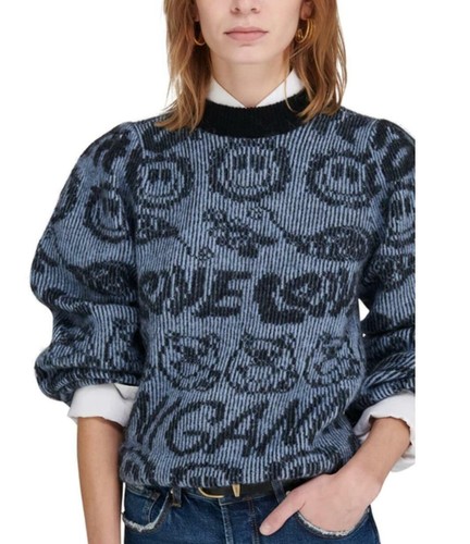 GANNI Soft Wool Alpaca Blend Smiley 