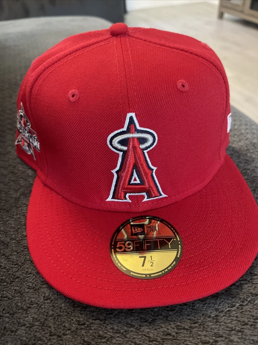 New Era Los Angeles Angels Fitted Hat Size 7 1/2 All Star Game Patch