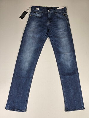 Replay MA972Z Grover Straight Fit Stretch Jeans Hose Gr 29/32 G11