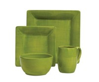 Tabletops Unlimited Espana Dinnerware Solid Green 4 Piece Place Setting Tabletops Unlimited Espana Dinnerware Solid Green 4 Piece Place Setting