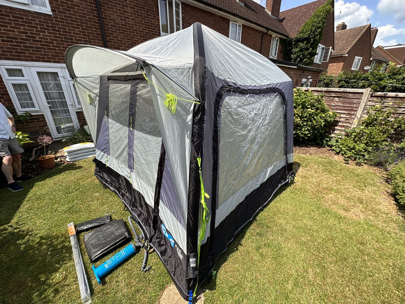 KAMPA Cross Air XL Inflatable Awning For Motorhomes And Camper Vans eBay