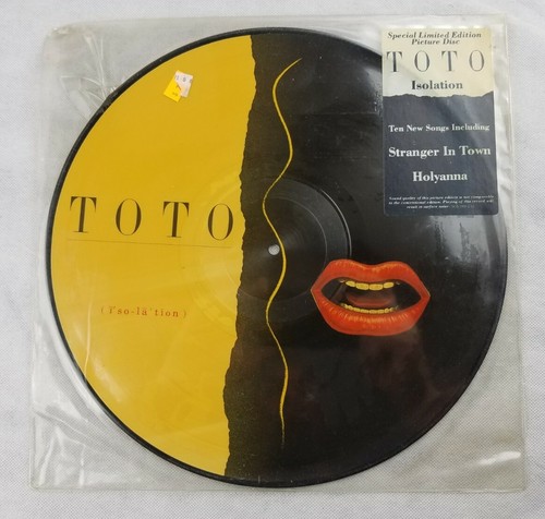 Toto: Isolation LP 1984 Columbia 9C9 39911 Limited Edition Picture Disc NM - Picture 3 of 5