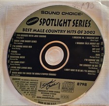 SC8798 MALE COUNTRY HITS SOUND CHOICE KARAOKE CDG RARE