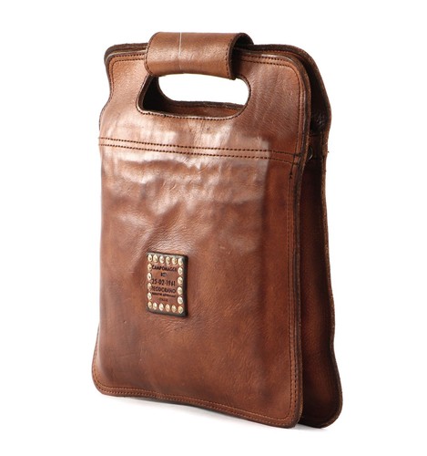 CAMPOMAGGI Vertical Briefcase Cognac - Imagen 5 de 5
