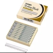 10PC Feather Hair Shaper Blades For Stylist Hair Razor Tirimming Layrer Thinner