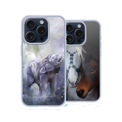 OFFICIAL SIMONE GATTERWE ANIMALS 3 GEL CASE & WALLPAPER FOR APPLE iPHONE PHONES