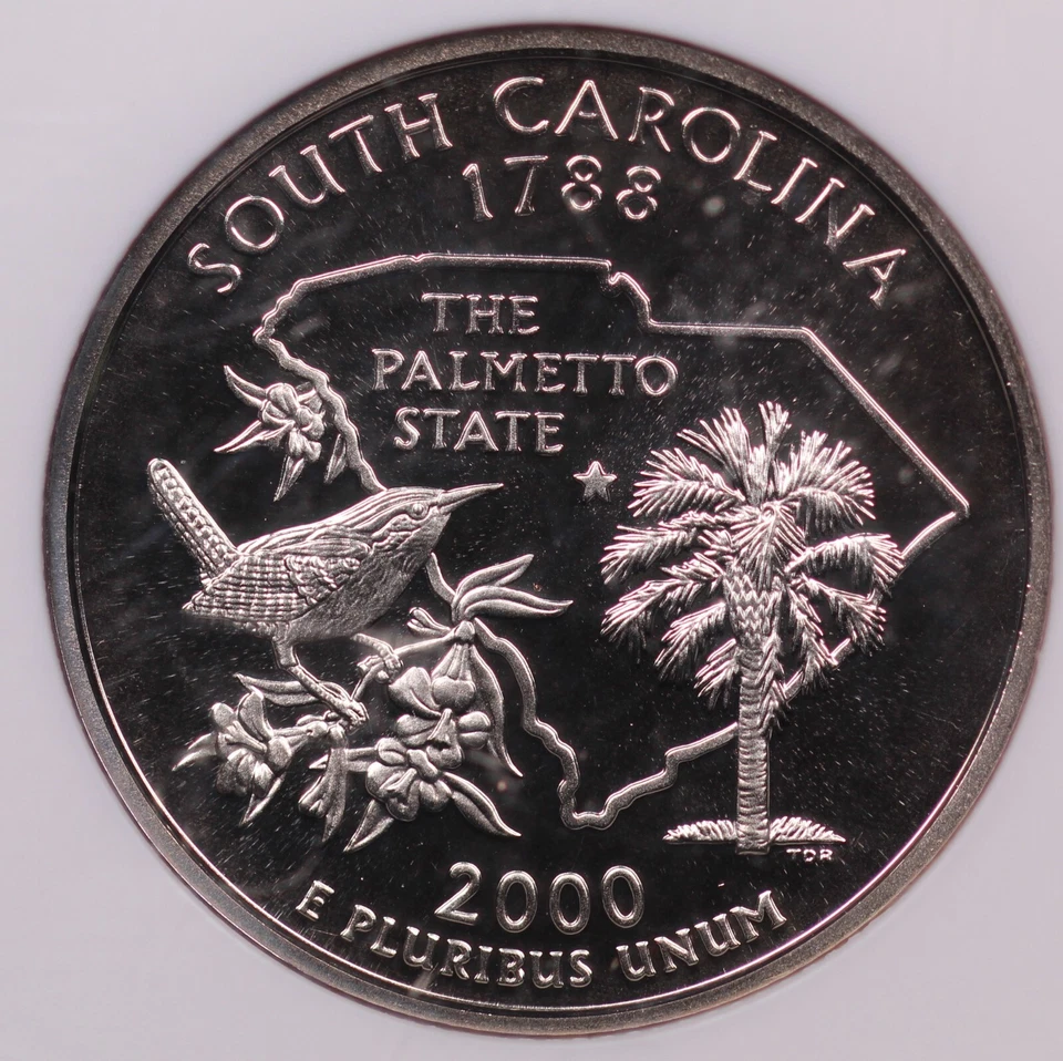 2000-S South Carolina Clad Quarter NGC PF70 Ultra Cameo ***RARE ORIGINAL COIN*** - Image 3 of 4
