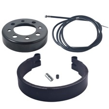 4" BRAKE BAND DRUM 65"CABLE For Go Kart Cart Mini Bike ATV Quad Four Wheeler