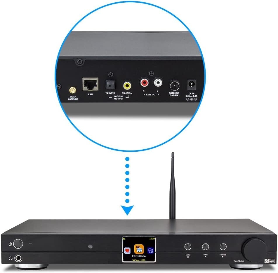 Digitaltuner WR-10 WLAN-Internetradio-Tuner - Versand in max. 3 Tagen!