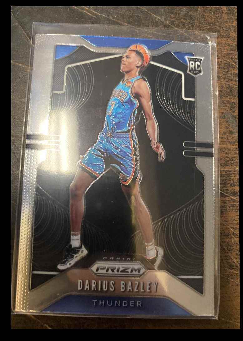 2019-20 PANINI PRIZM DARIUS BAZLEY RC OKLAHOMA CITY THUNDER #289