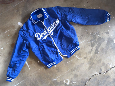 【希少品】Danny Goodman スタジャン Dodgers 80s 1960s - 1970s LOS ANGELES L.A. DODGERS SATIN BOMBER XL