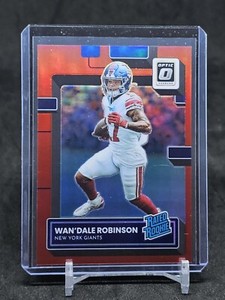 2022 DONRUSS OPTIC 220 WAN'DALE ROBINSON RED PRIZM RATED ROOKIE #/99 GIANTS