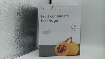 Freshmage Fruit Storage Containers For Fridge With Removable Colander, Airtight